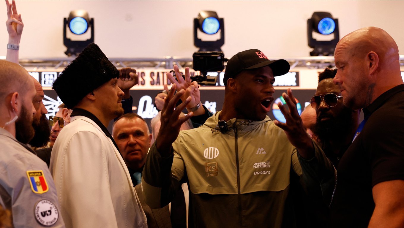 Александр Усик и Даниэль Дюбуа