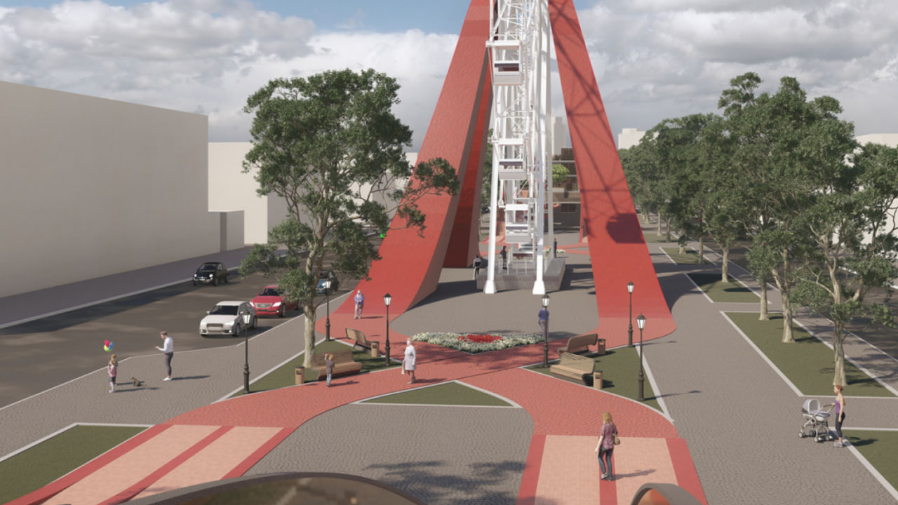 Проект от архитекторов насчет перестройки проспекта в Одессе