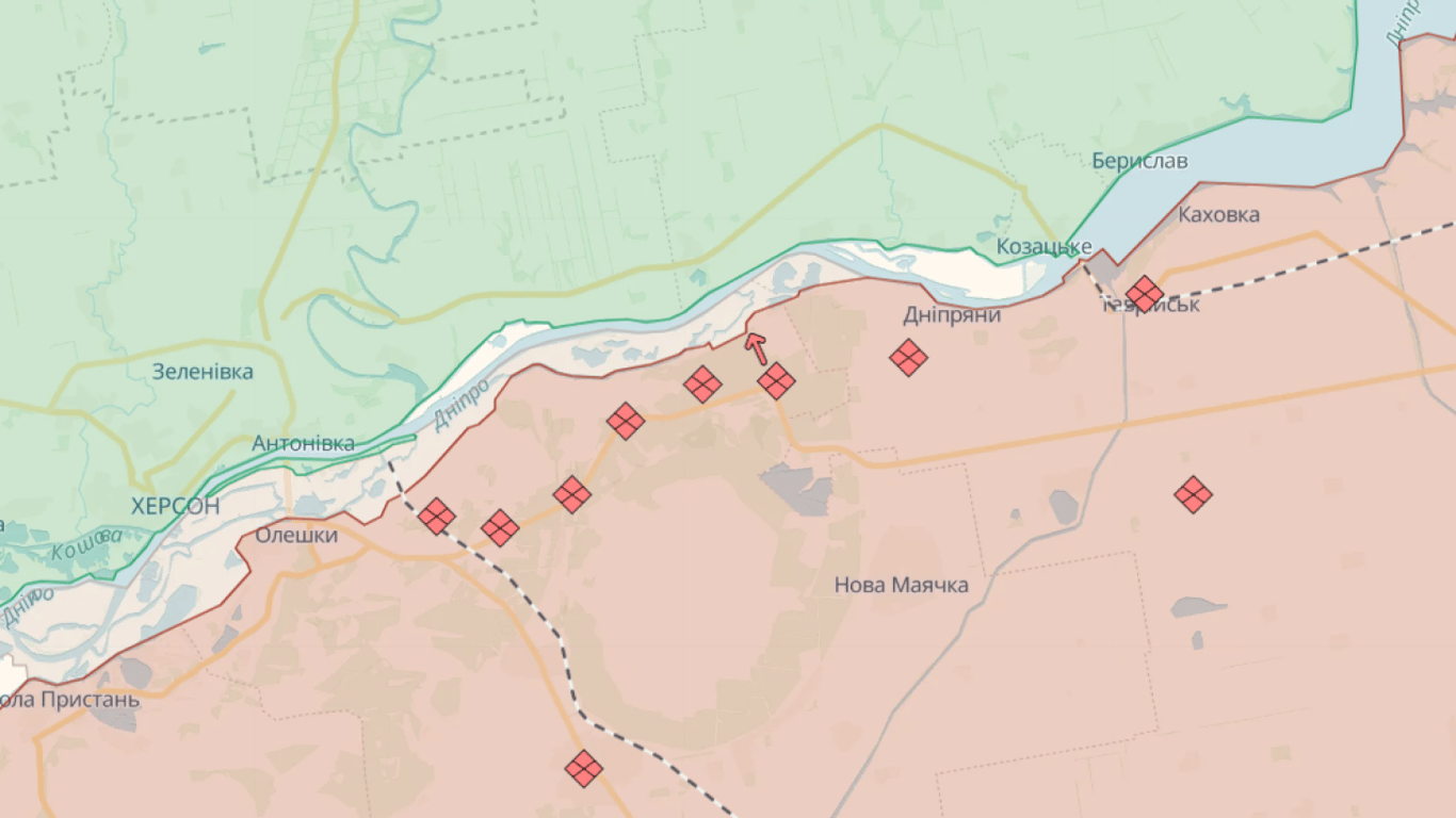 Карта боевых действий в Украине онлайн сегодня, 22.11.2023 — DeepState, Liveuamap, ISW