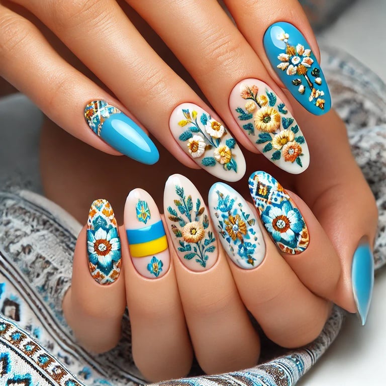 Манікюр в українському стилі