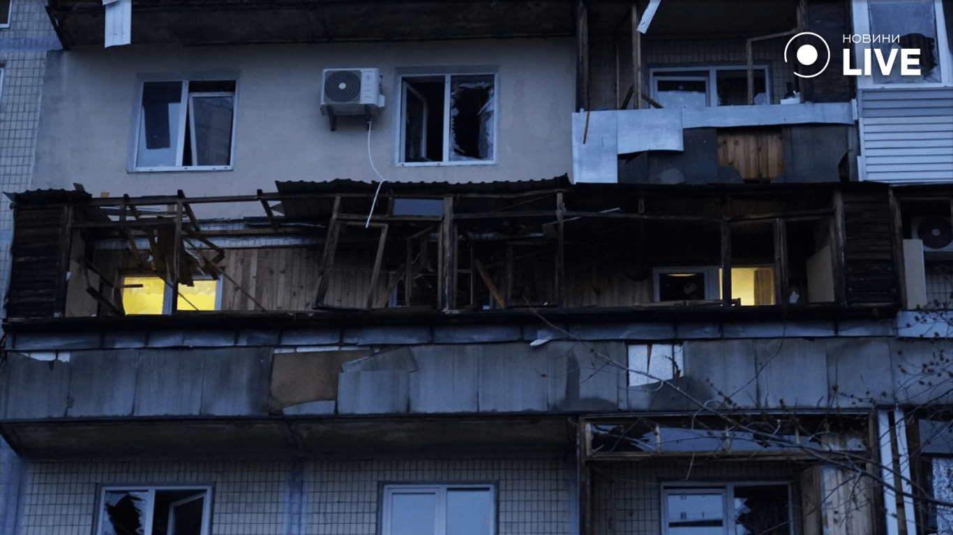 Наслідки обстрілу Києва 23 березня