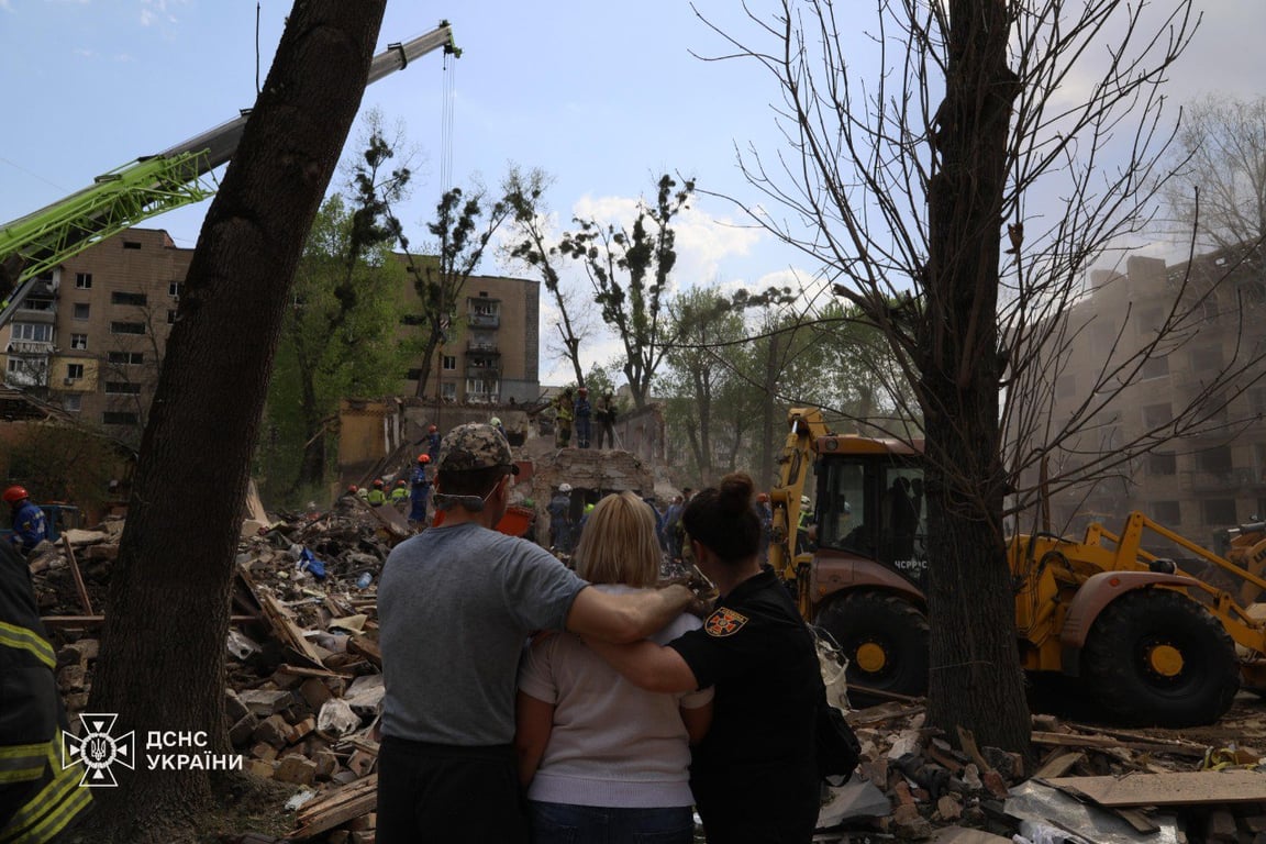 Russia's strike on Kyiv on April 24