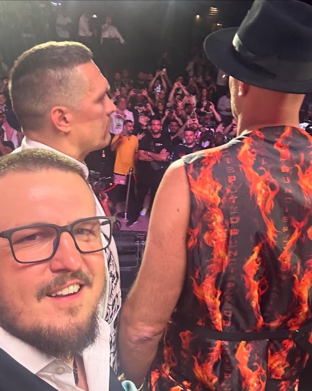 Александр Красюк и Александр Усик