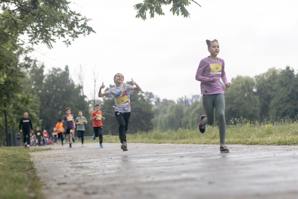 Дитячий забіг на дистанцію 400 м. Фото: Future for Ukraine