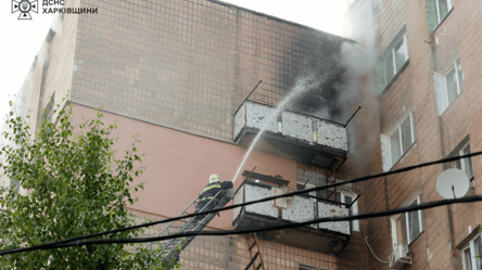 Во время пожара в харьковской многоэтажке погибла женщина - 285x160
