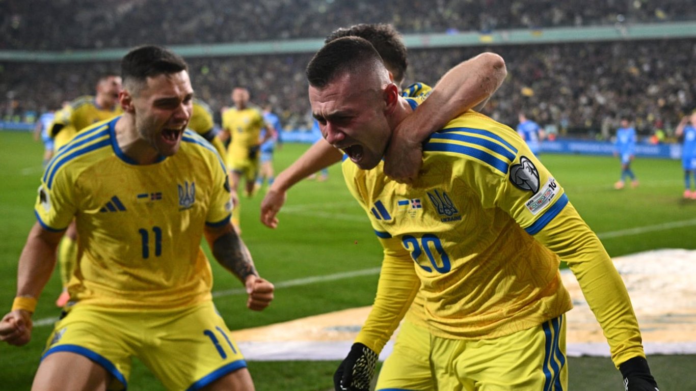 Украина — Швеция: смотреть онлайн трансляцию отбора на ЧМ-2026