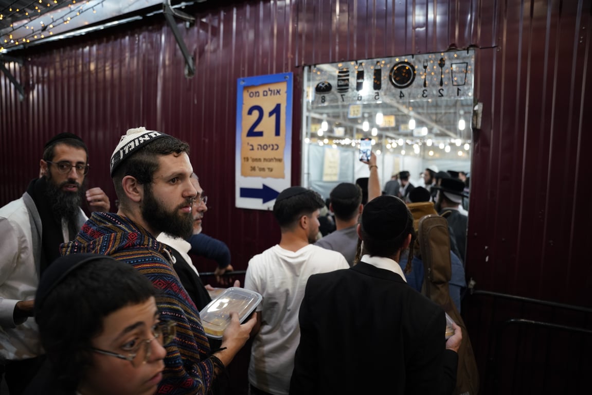 Hasidic Jewish pilgrims in Uman, 2025