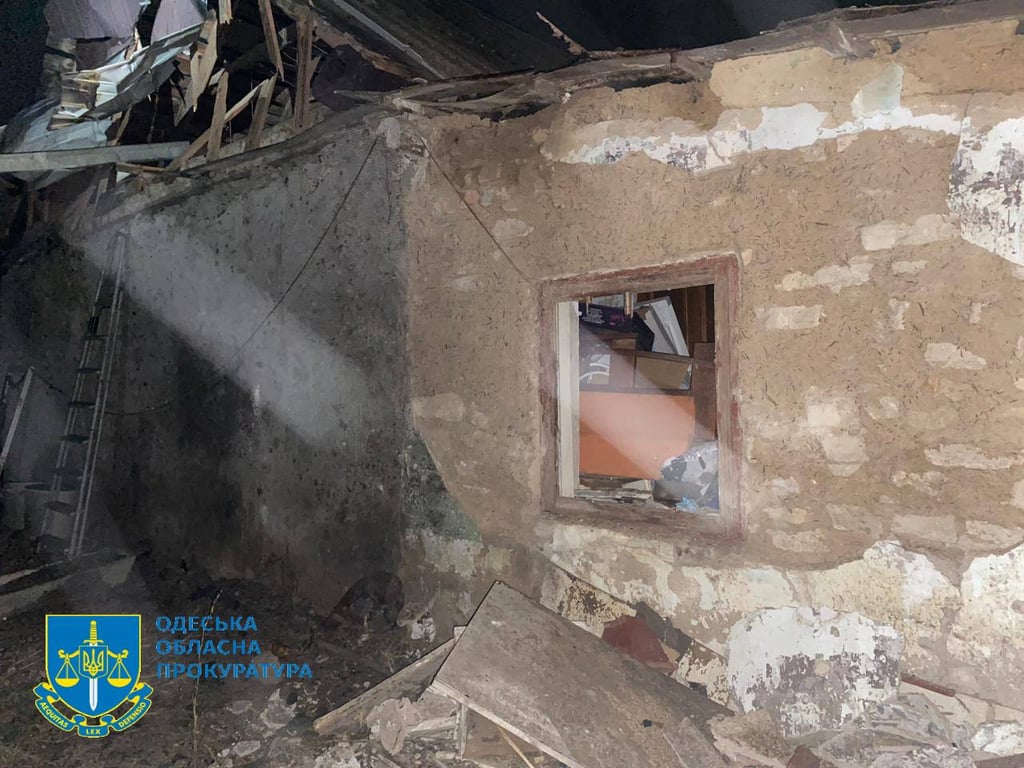 Від будинку залишилась тільки "коробка" після атаки росіян