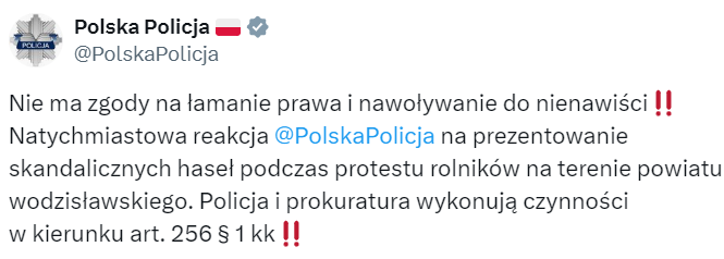 Польская полиция наказала фермера, который просил Путина навести порядок в Европе