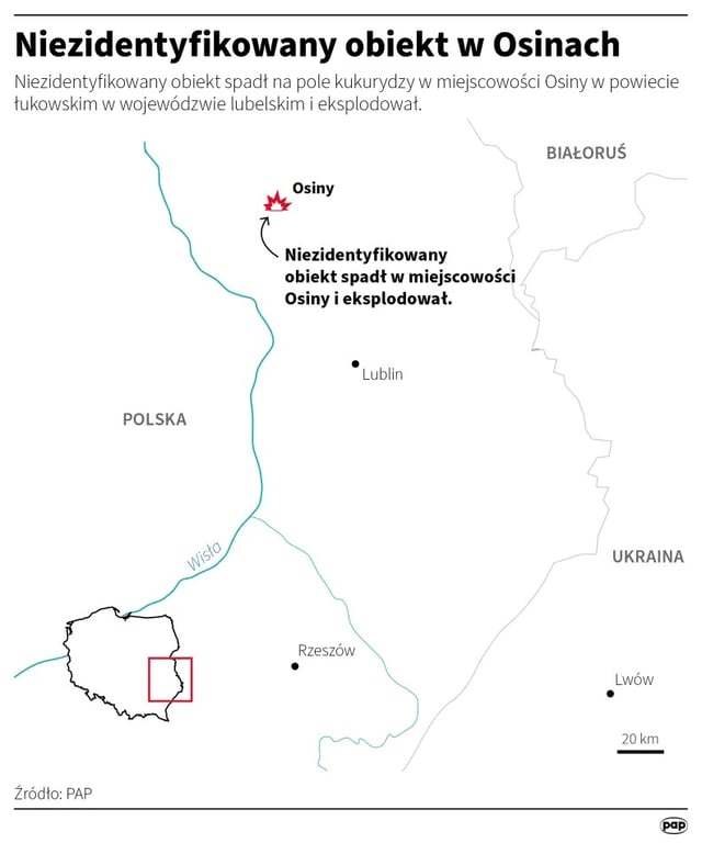 В МИД Польши высказались о падении БпЛА из РФ — о чем известно - фото 1
