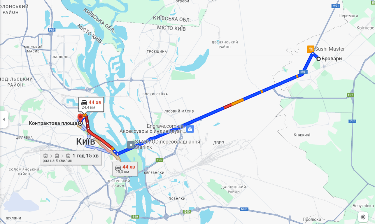 затори на в'їзд у Київ 20 жовтня