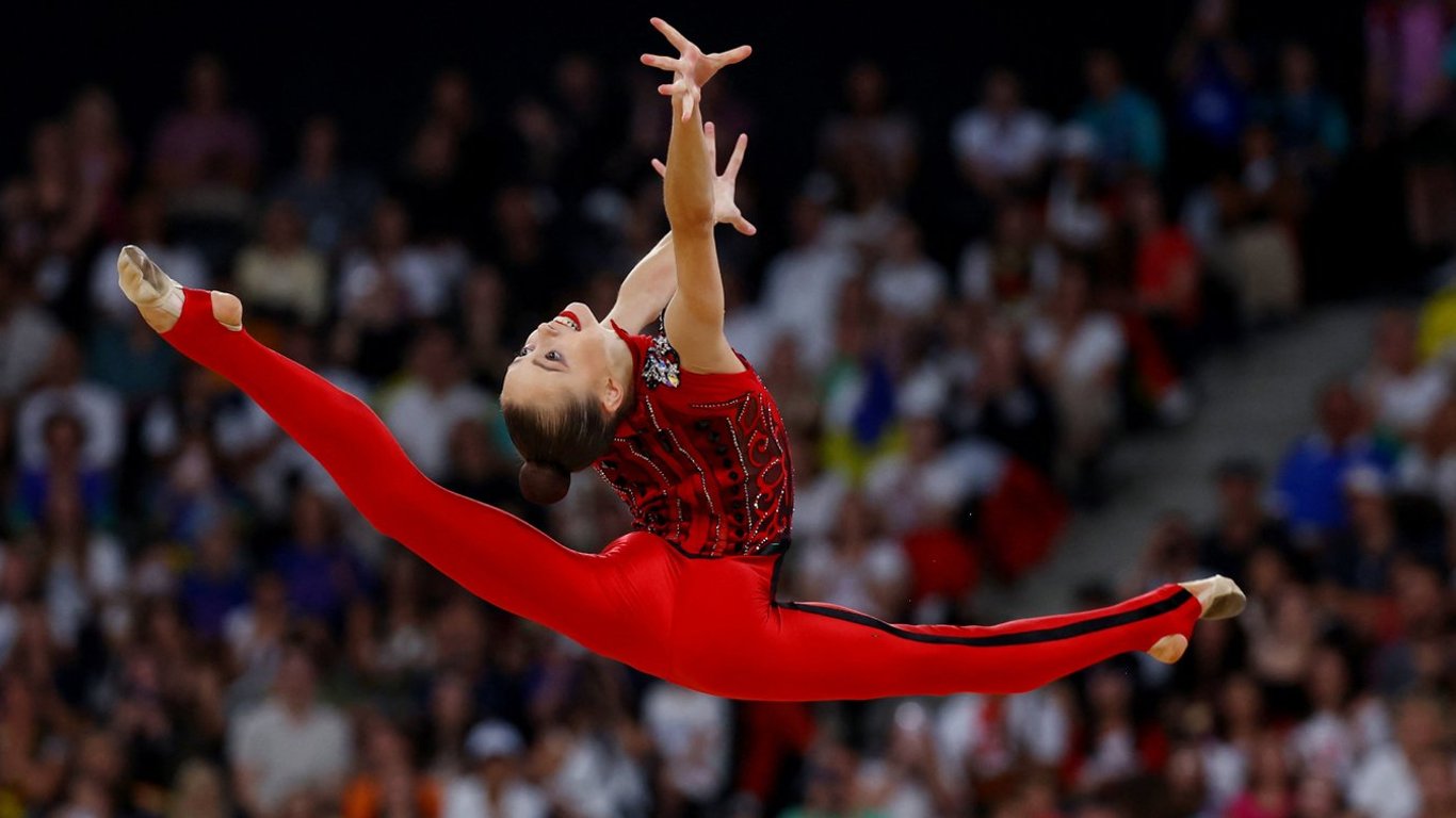 Онофрійчук припустилася помилок у фіналі Олімпіади-2024 з художньої гімнастики