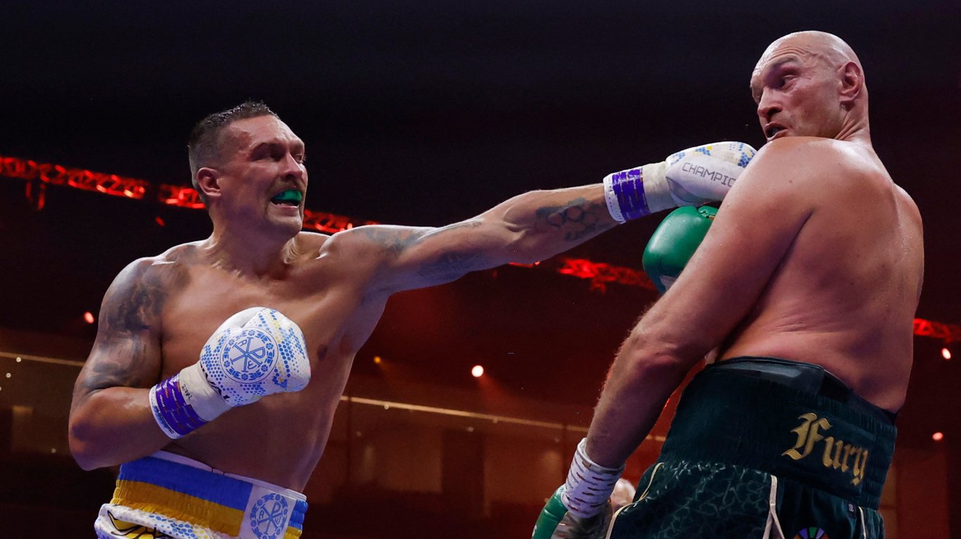Олександр Усик та Тайсон Ф'юрі