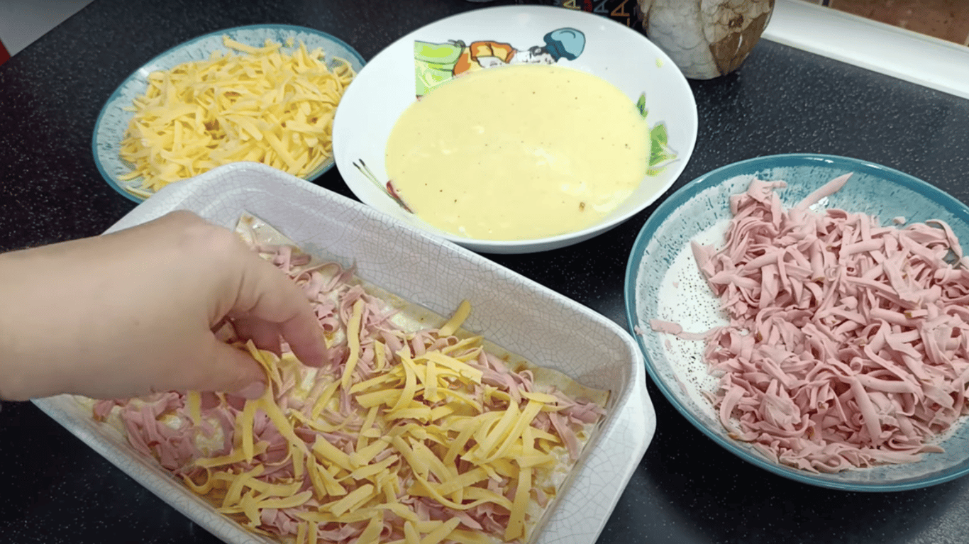 смачна запіканка з лавашем