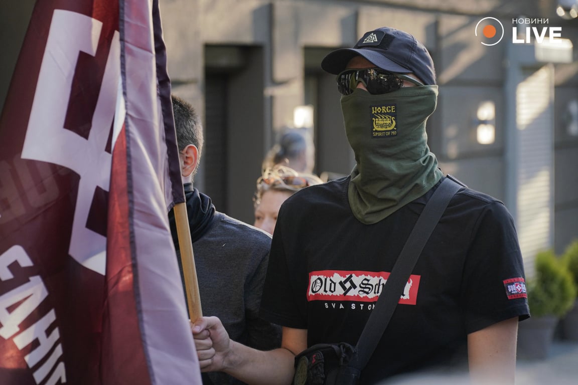 В Киеве 29 июля прошел митинг у посольства Грузии