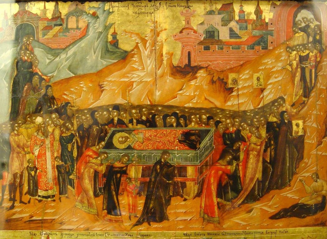 Коли перенесення мощей Миколи Чудотворця