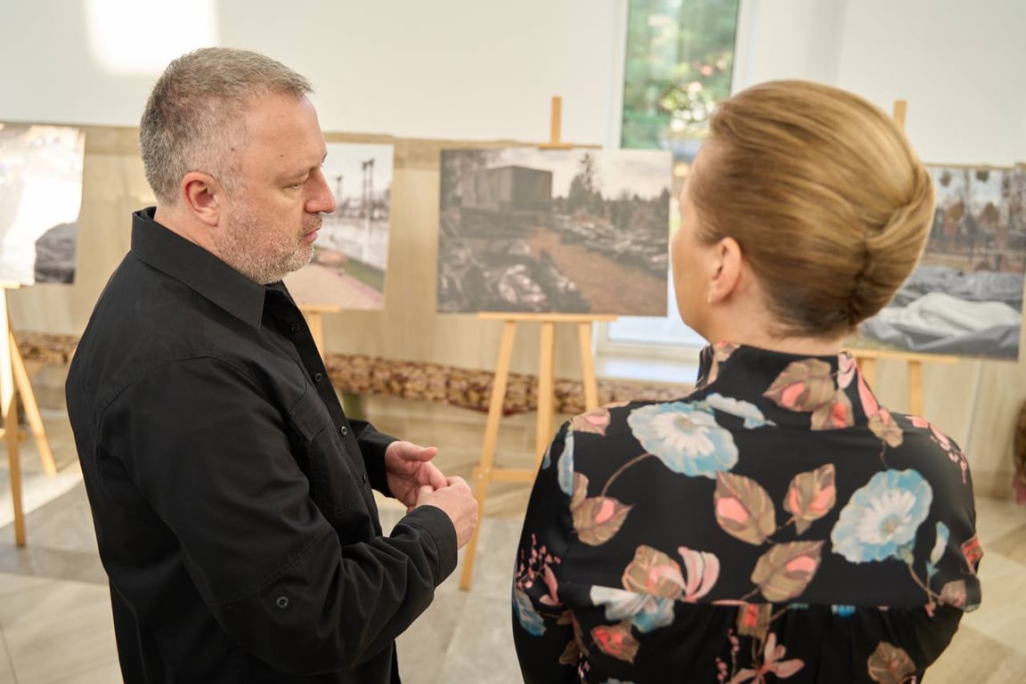 Премьер Дании посетила Бучу