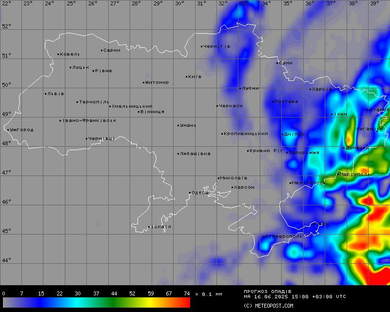 Дощі в Україні