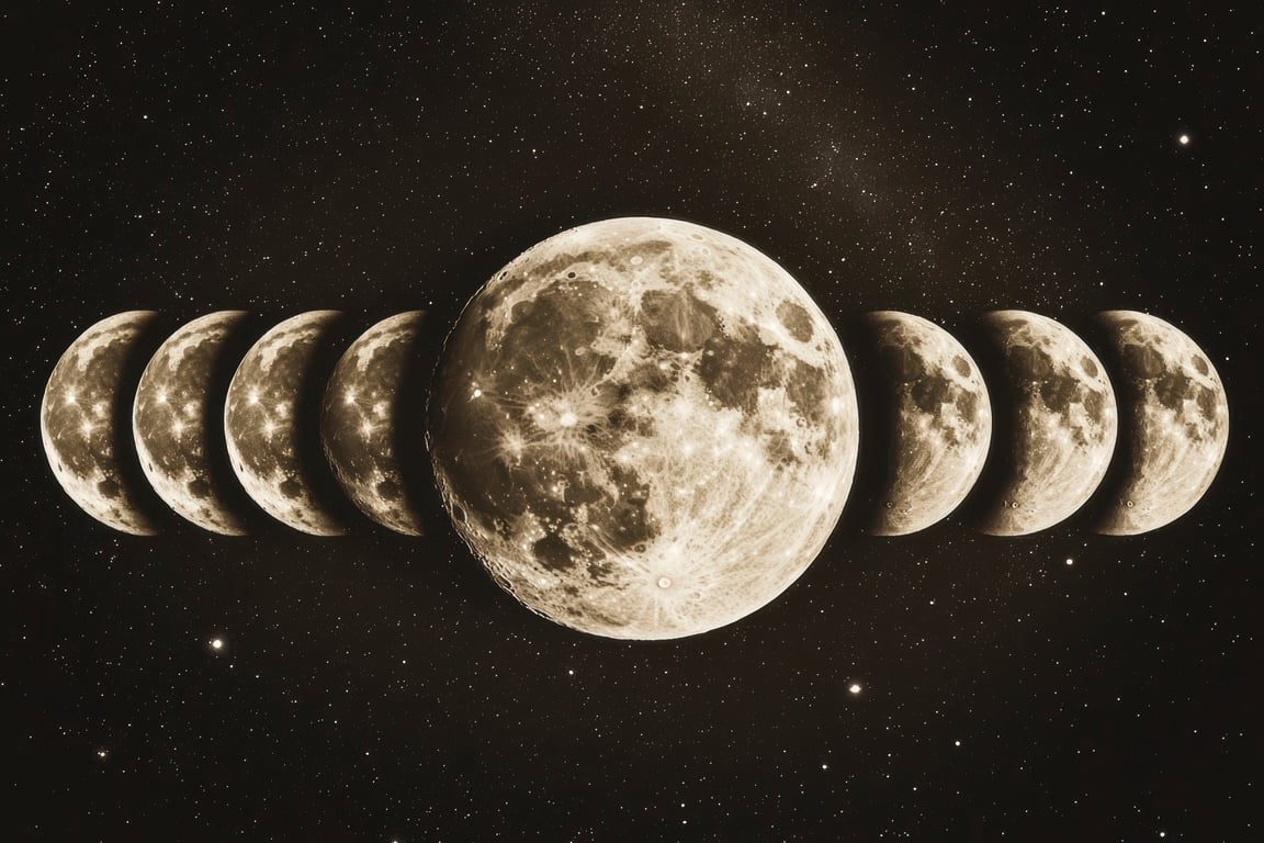 Piзнi фaзи Micяця