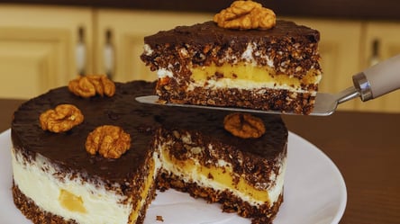 Торт без випічки, без цукру і без борошна — готується просто - 285x160