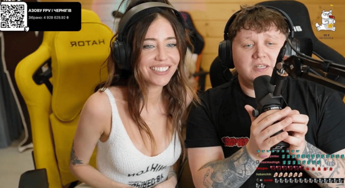 Стрим Нади Дорофеевой и Миши Лебиги