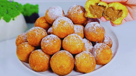 Пишні пончики з 1 пачки сиру без дріжджів — рецепт на сніданок - 285x160