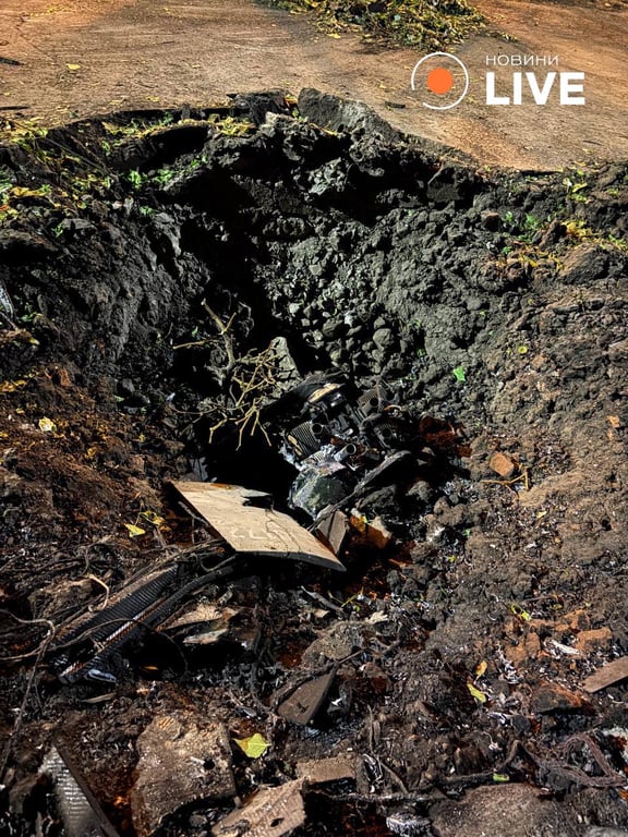 Уламки дрона Харків