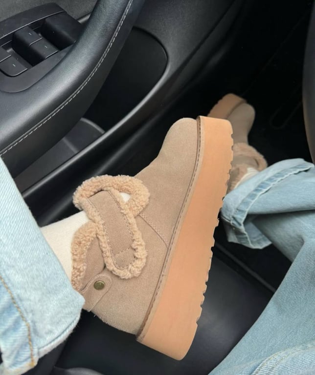 Platform Ugg boots have been trending for years now.