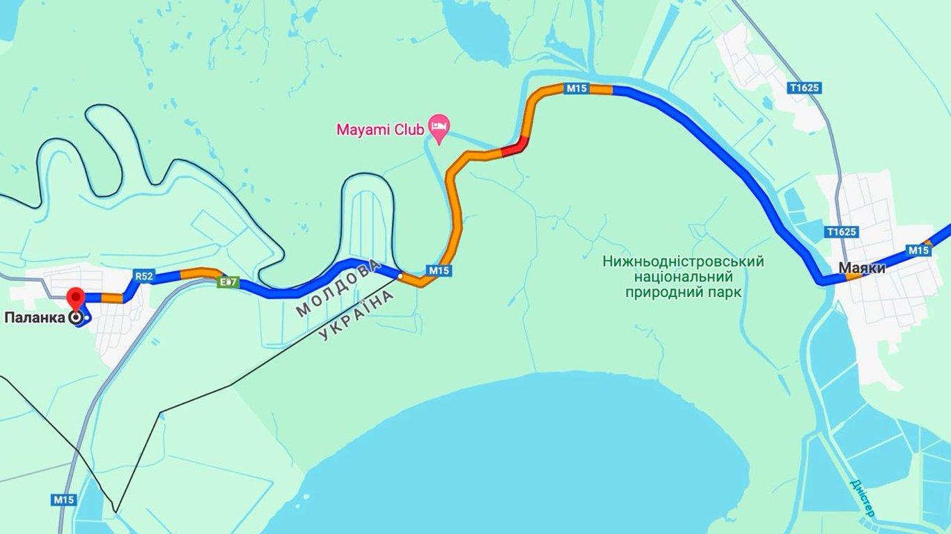 На трасі Одеса — Рені ускладнено рух до молдавського кордону