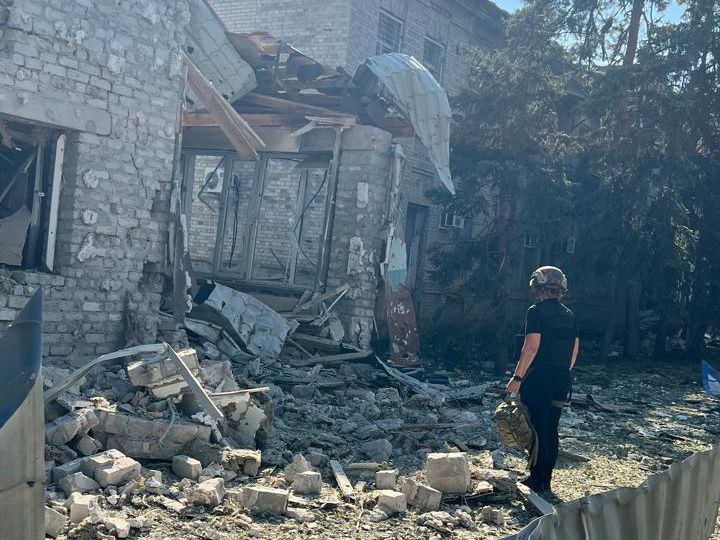 Обстріл Мирнограда 14 липня