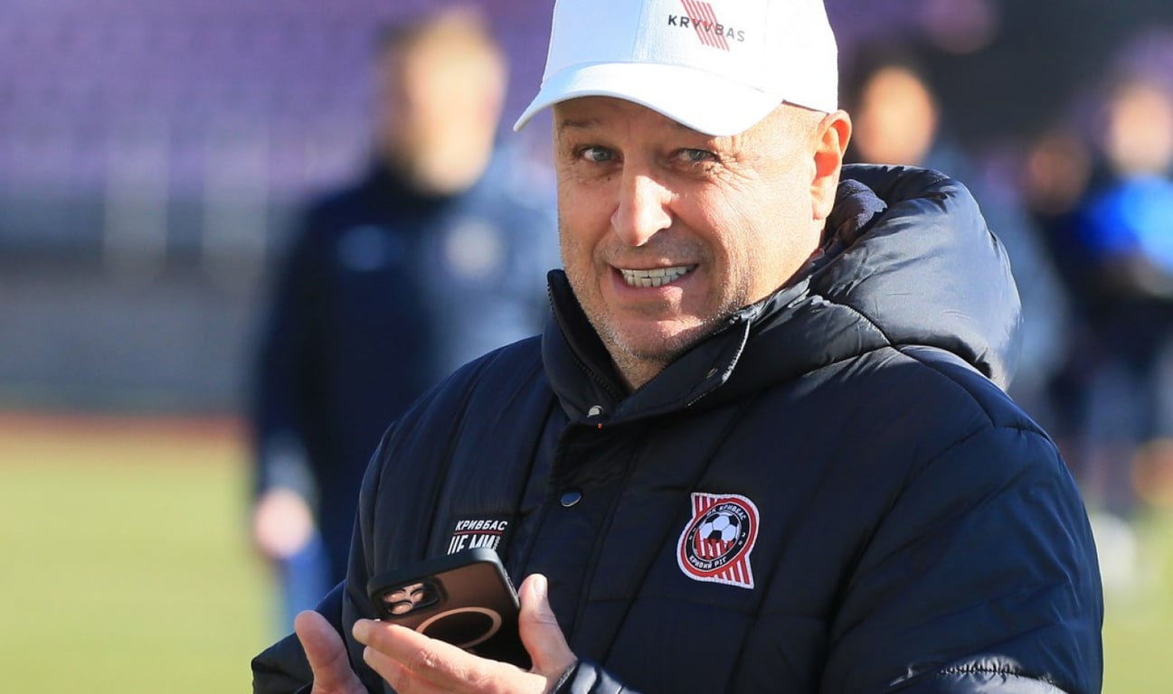 Юрий Вернидуб во время работы в "Кривбассе" в 2023 году