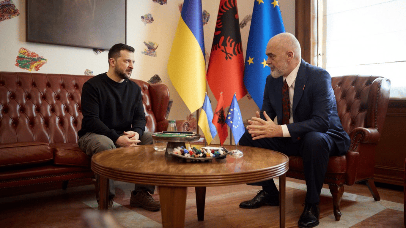 Зеленський зустрівся з прем'єром Албанії — про що говорили політики