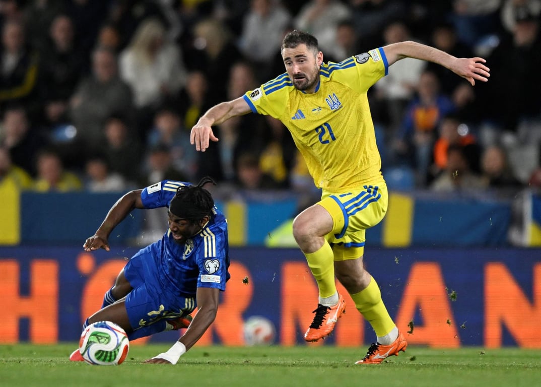 Матч Украина - Швеция, Валенсия, 26 марта, 2026 года