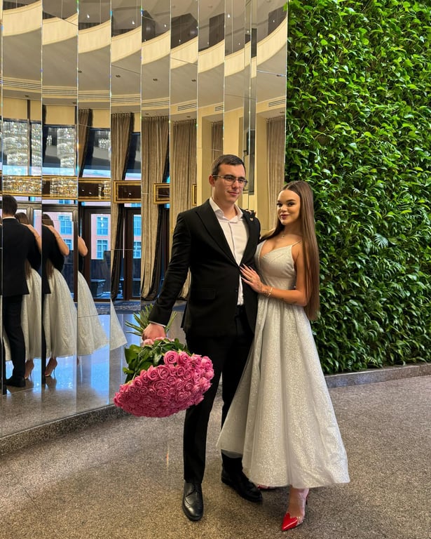 Юлія Верба зі своїм обранцем