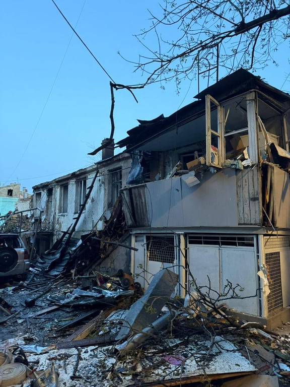 Наслідки обстрілу Одеси 24 квітня