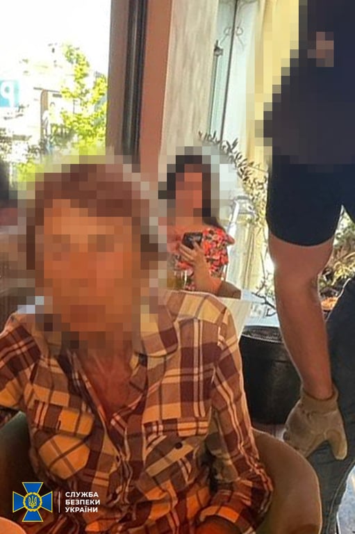 Момент затримання жінки, яка планувала теракт у центрі Києва 23 липня