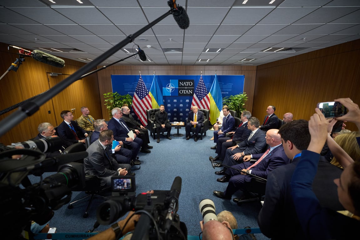 Зустріч Володимира Зеленського та Дональда Трампа в Туреччині на саміті НАТО