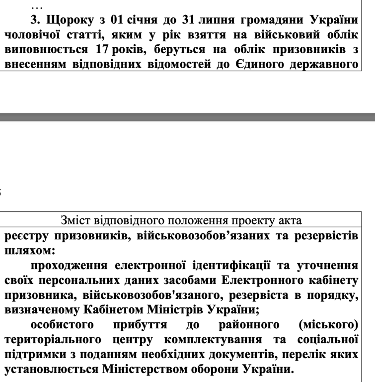 Скріншот законопроєкту