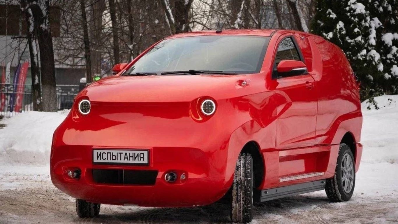 Електромобіль Amber: росіяни створили чудернацьку машину з суперечливим дизайном