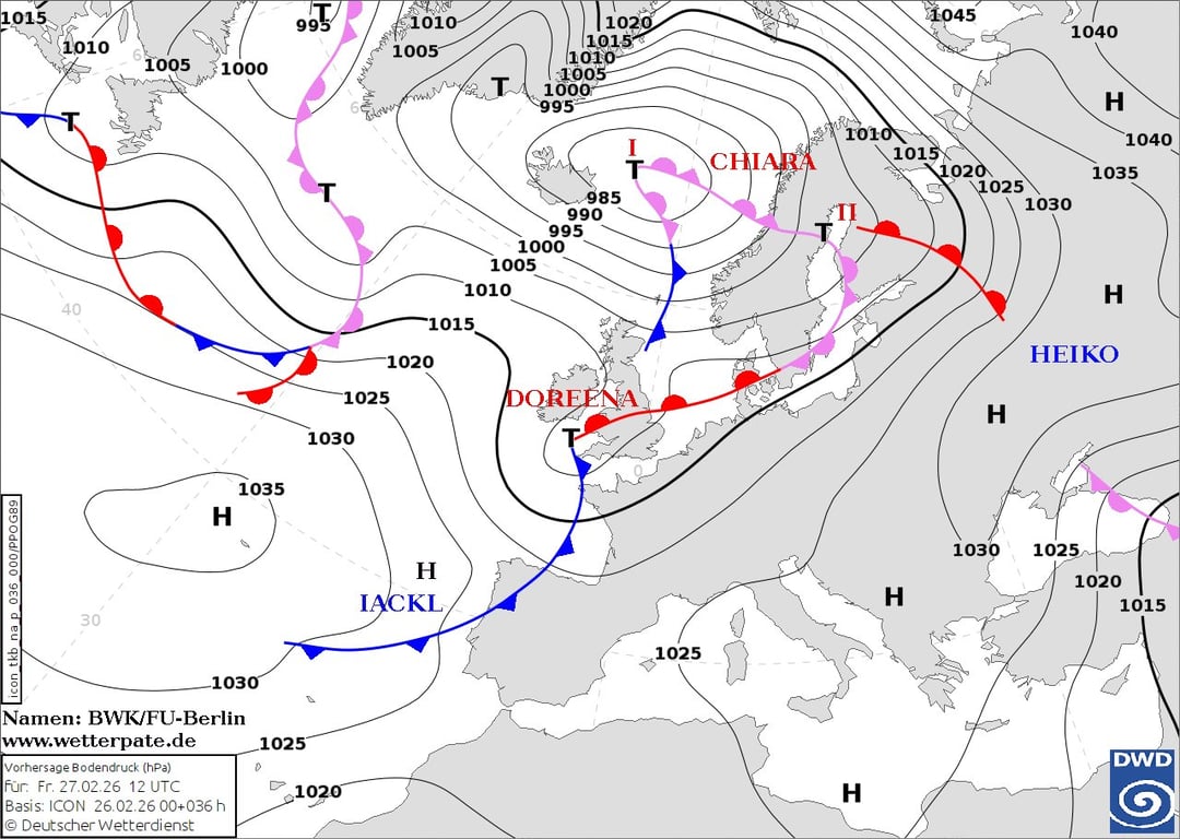 Погода в Україні 27 лютого