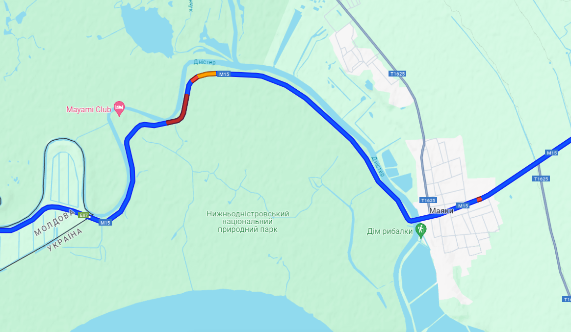 Затори у напрямку Паланки 19 серпня