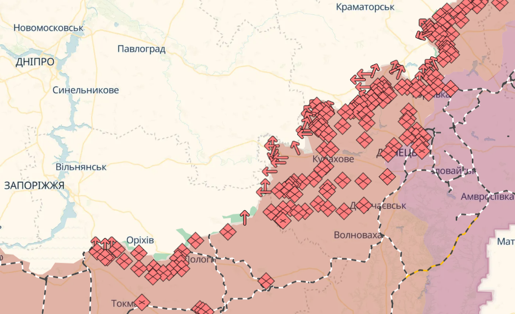 яка ситуація на фронті станом на 11 липня - карта