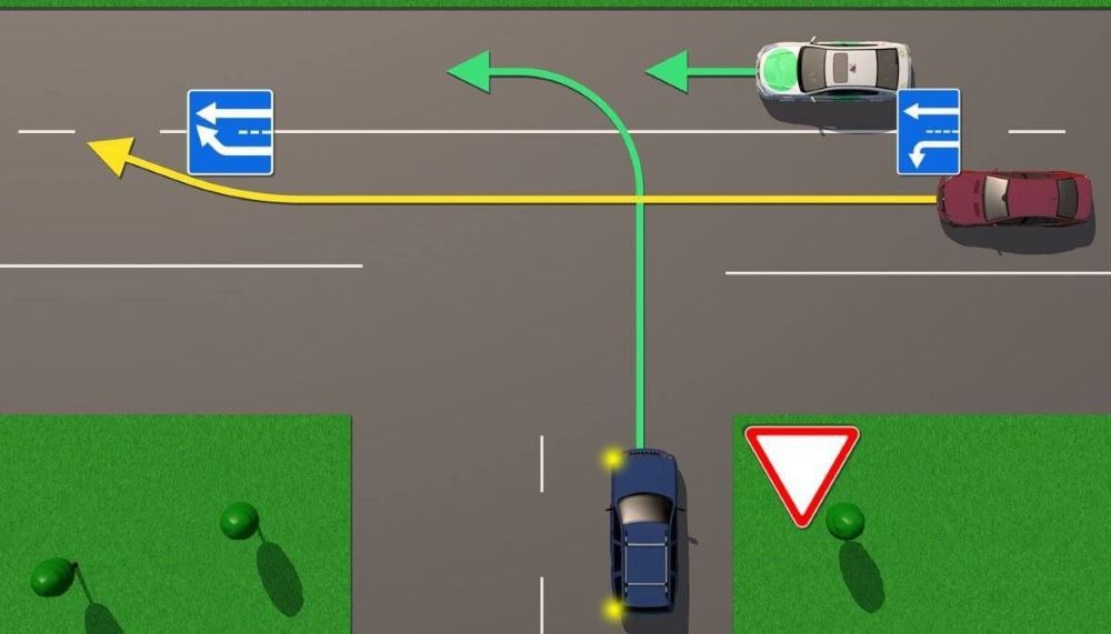 Ошибаются 43% водителей - какой автомобиль не нарушит правила при проезде перекрестка - фото 1