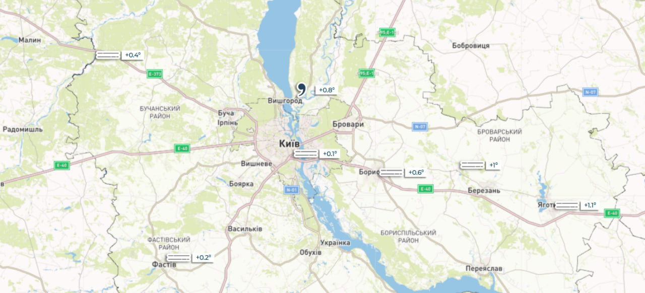 Погода у Києві завтра - прогноз на 11 грудня