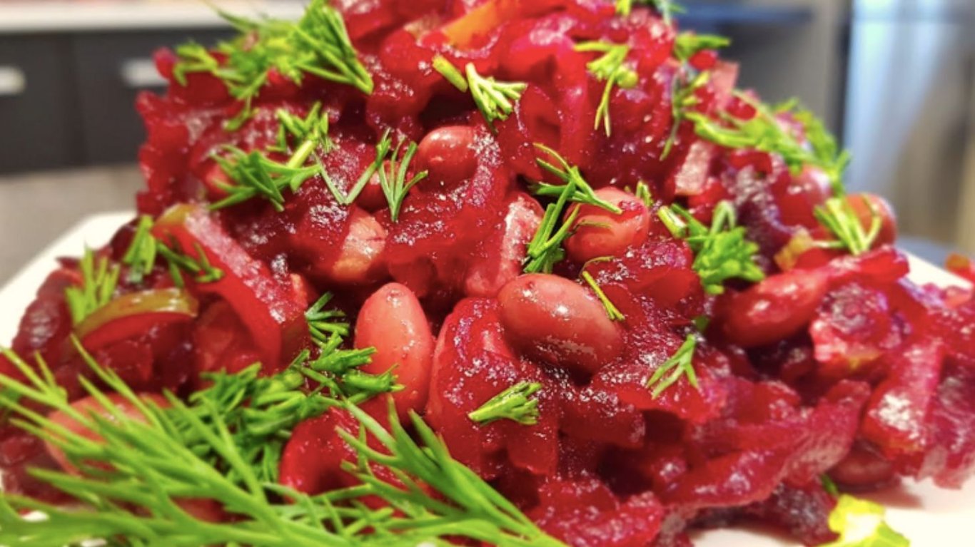 рецепт салата з буряком 