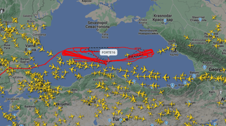 Над Чорним морем зараз працюють американські літаки — розвідка посилилась - 290x166