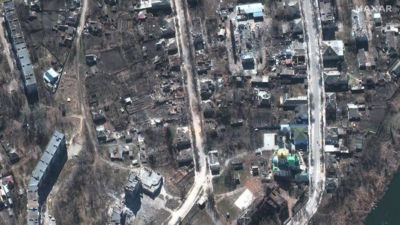 Google оновив супутникові знімки зруйнованого Росією міста Ізюм