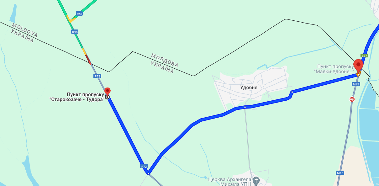 Чергри на КПП "Старокозаче-Тудора" 1й серпня, вечір