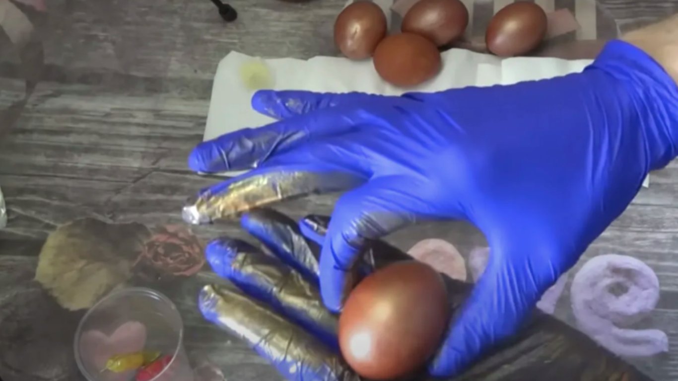 як зробити золоті крашанки