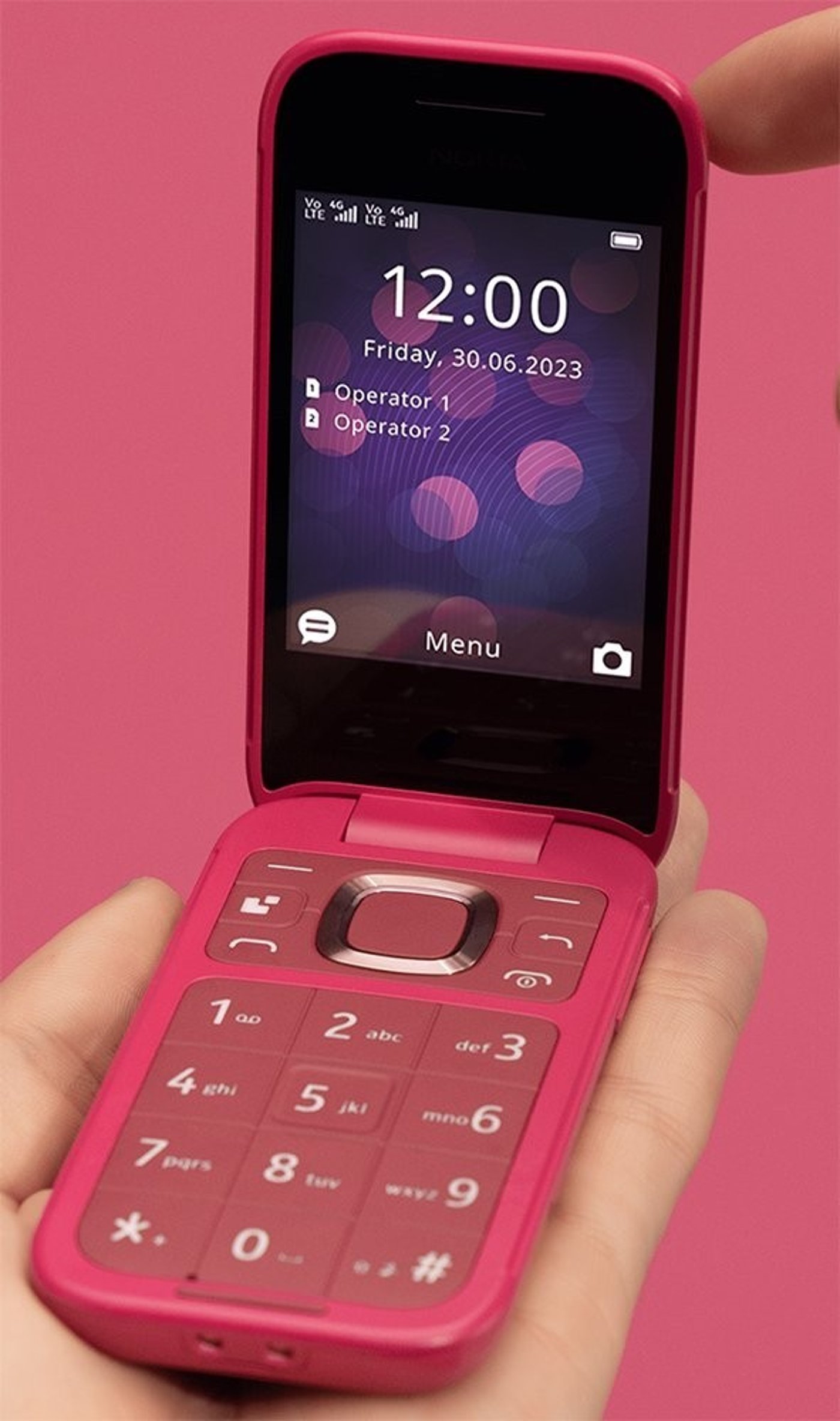 Кнопочный телефон HMD 2660 Flip